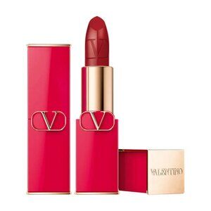 SALE! NIB❤️VALENTINO #213R SENSUOUS RED SATIN Rosso Refillable Lipstick ✨ NIB